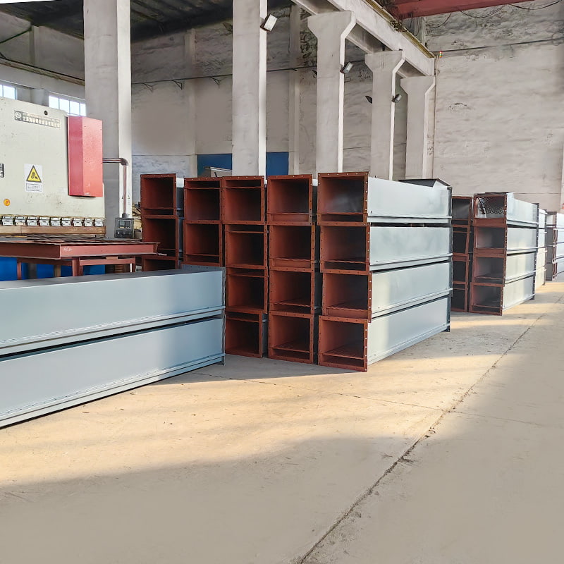 Воздушный желобный конвейер