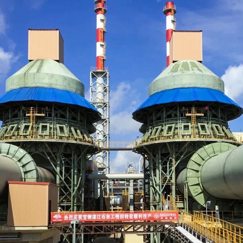 Вращающаяся печь для обжига извести