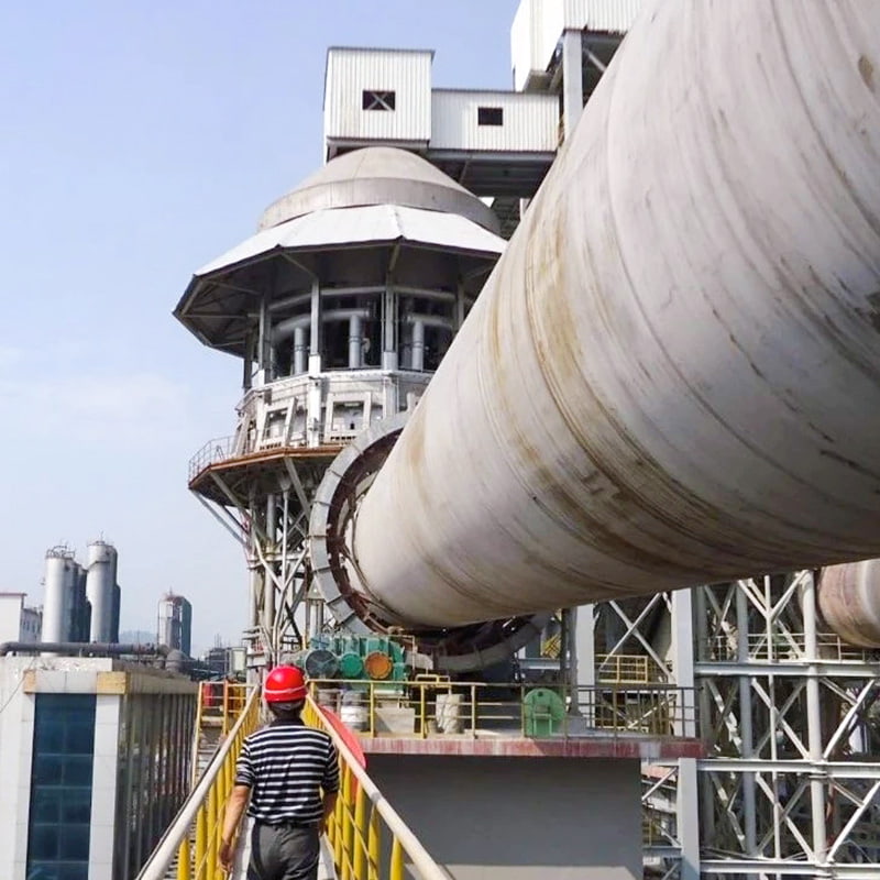 Вращающаяся печь для обжига металлического магния